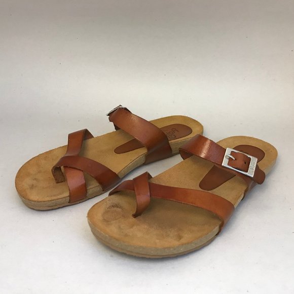 Yokono Shoes - Yokono Leather Sandals Brown Made in Spain